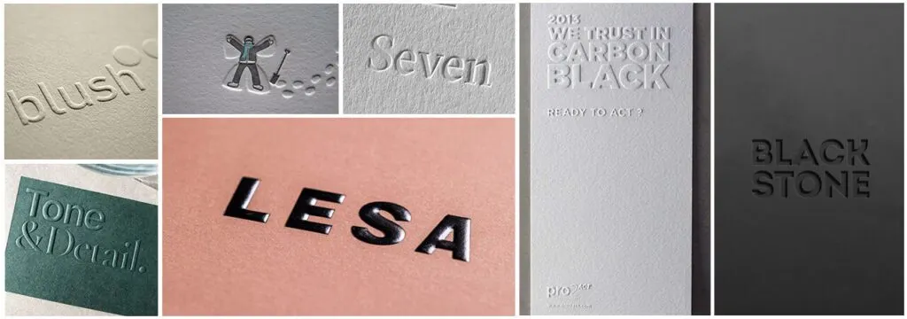 Finishing Options: Embossing and Debossing